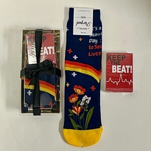 Healthcare Workers Socks & Playing Cards Gift